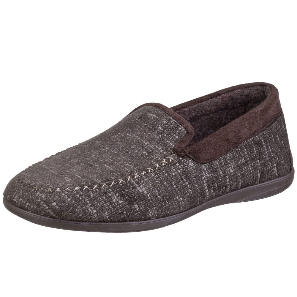 Men's Stanley Loafers - Comfortable Brown Slip-On Shoes UK 11 / EU 45 - Perfect for Casual Wear, Office & Travel