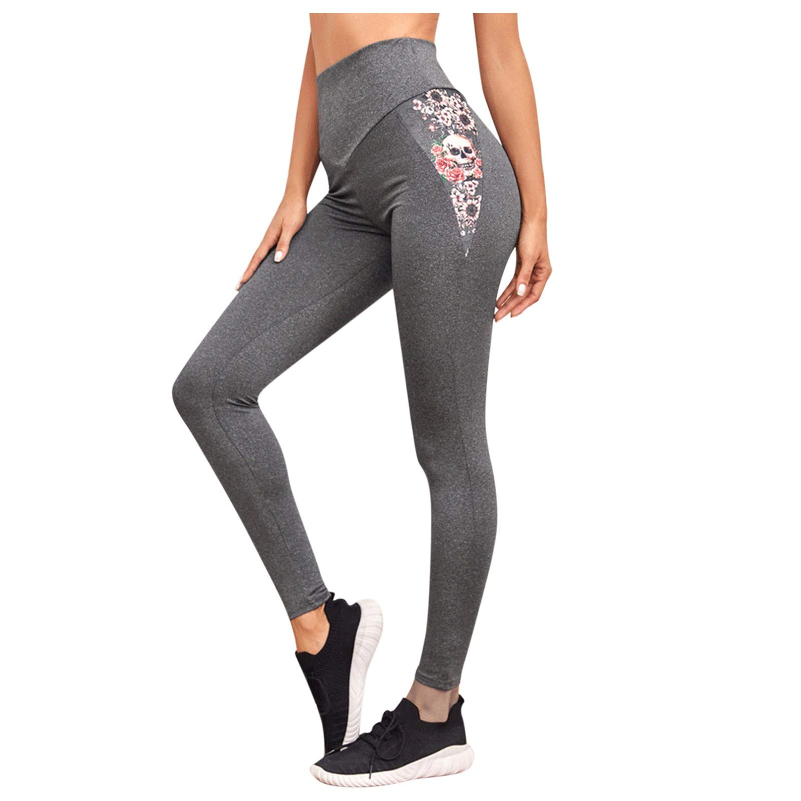 KAUO Women's High-Waisted Yoga Leggings - Stitched Fashion Workout Pants for Running, Gym & Lounge - Tummy Control Slim Fit Yoga Pants