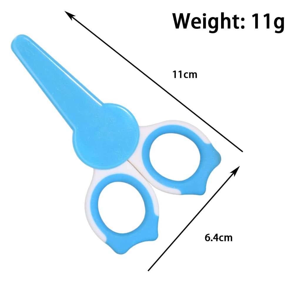 2 Pack Baby Nail Clippers & Scissors Set - Safe Infant Nail Trimmer for Newborns & Toddlers - Gentle Nail Care Tools for Kids Manicure & Grooming - Perfect for Home, Travel & Nursery Care
