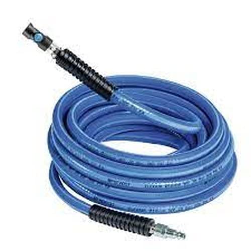 Prevost RSTRASB3825 Air Hose with Coupler and Fitting - Heavy Duty Pneumatic Hose for Air Compressors, Tire Inflation, and Industrial Applications