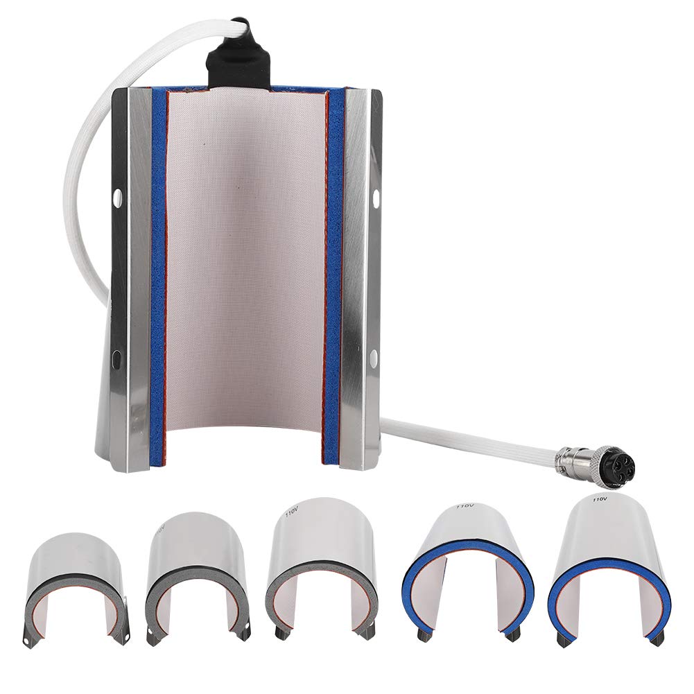 DIY Mug Press Machine with Aluminum Pot Mat - Heat Press Accessories for Custom Mug Printing | Perfect for Home Crafting & Small Business Gifts