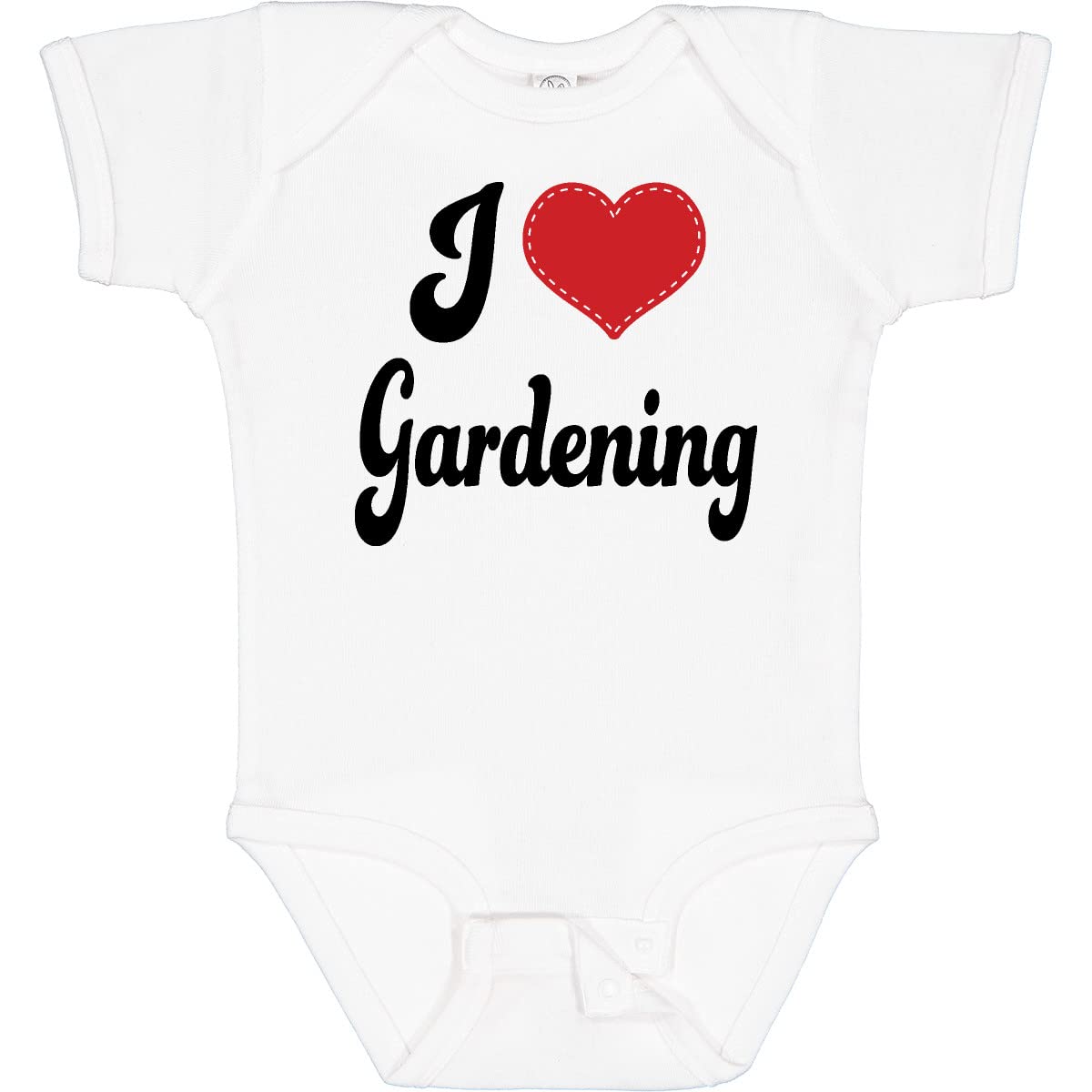 Inktastic Gardener I Love Gardening Baby Bodysuit - Cute Organic Cotton Onesie for Infants & Toddlers - Perfect Gift for Gardening Enthusiasts & Outdoor Activities