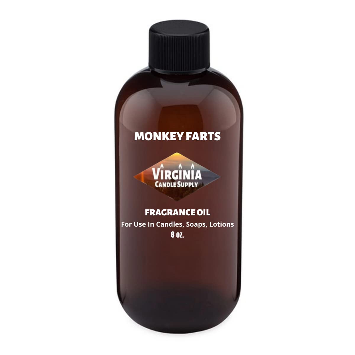 Monkey Farts Fragrance Oil - 8 oz Bottle for Candle Making, Soap Making, DIY Crafts | Scented Oil for Home, Car, Bath & Body Products | Perfect for Room Sprays, Lotions, Slime & Bath Bombs