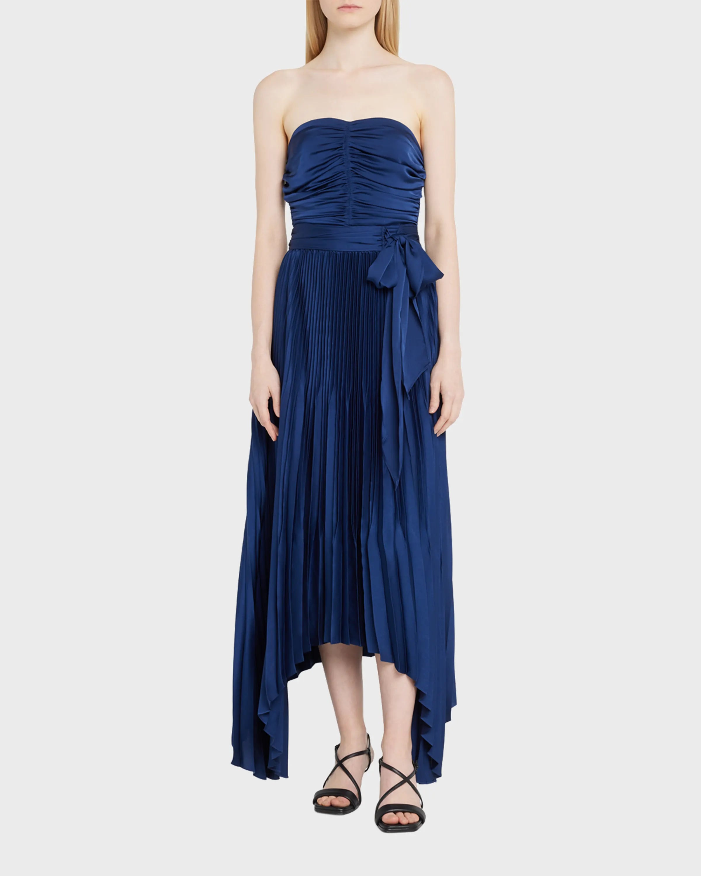 Fernanda Dress Navy - Elegant Women's Navy Blue Dress for Casual & Evening Wear | Perfect for Parties, Dates & Office