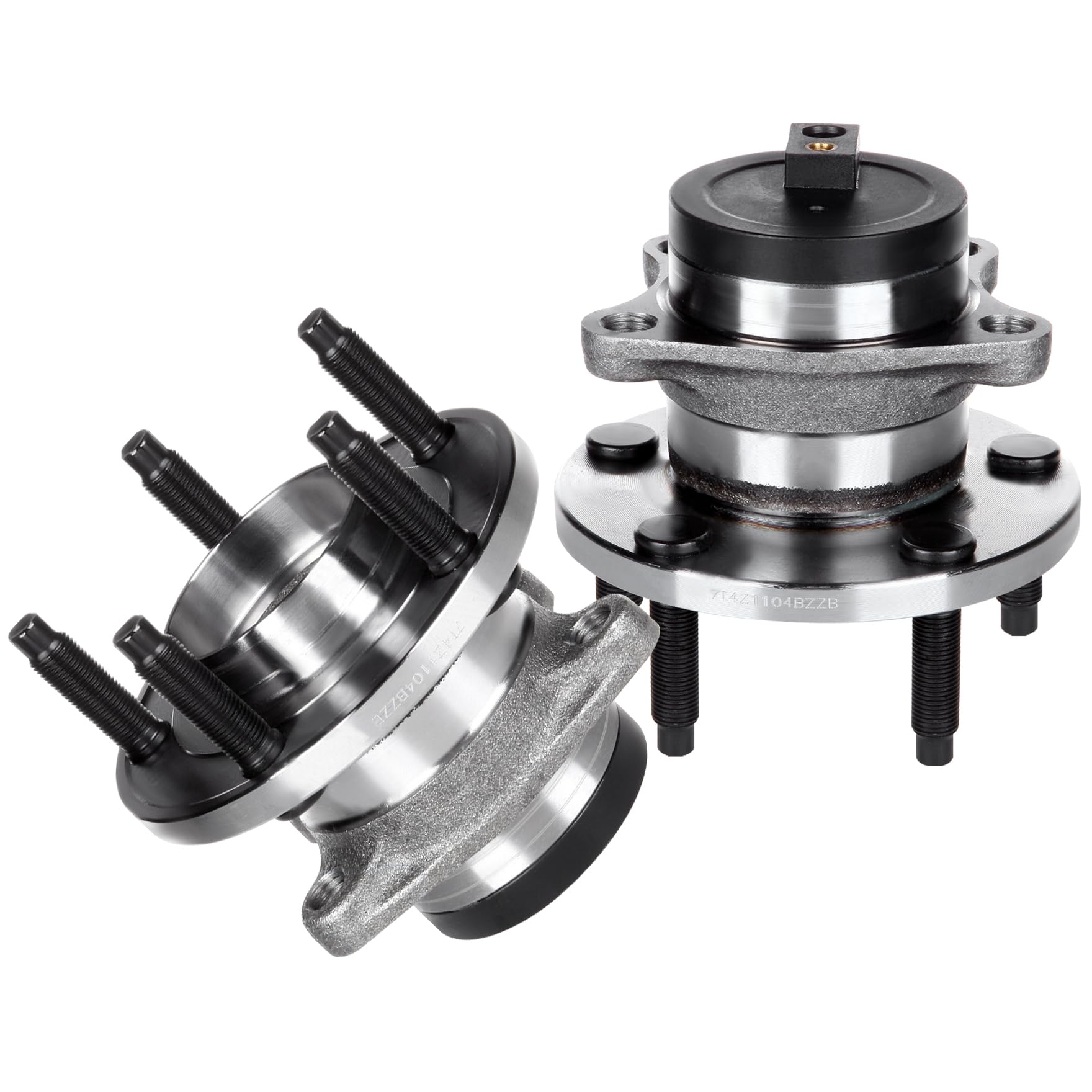 ECCPP Rear 5-Lug Wheel Bearing and Hub Assembly Compatible with 2007-2010 Ford Edge & Lincoln MKX - ABS Included (Part# 512334) - Perfect for Smooth Ride & Vehicle Maintenance