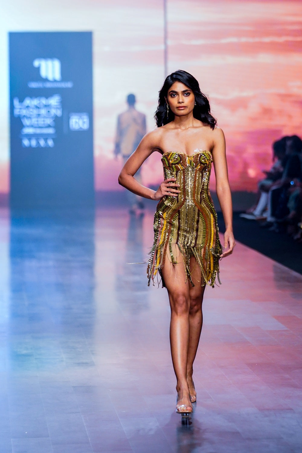 Elegant Fringe Dress with African Baroque Embroidery - Perfect for Boho Chic Parties, Weddings & Summer Festivals