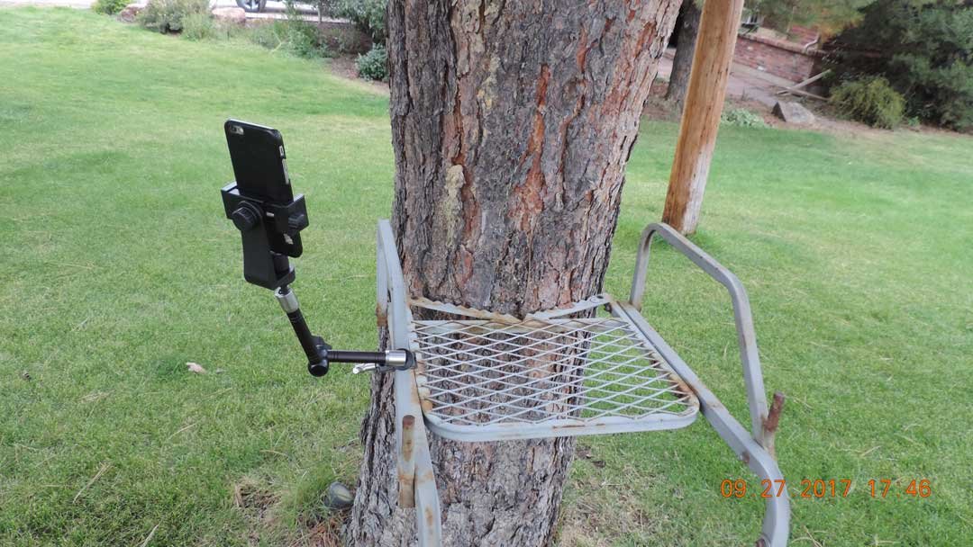 Universal Hunting Tree Stand Phone & POV Camera Mount U-4064 - Secure Attachment for Outdoor Adventures, Wildlife Photography & Action Shots