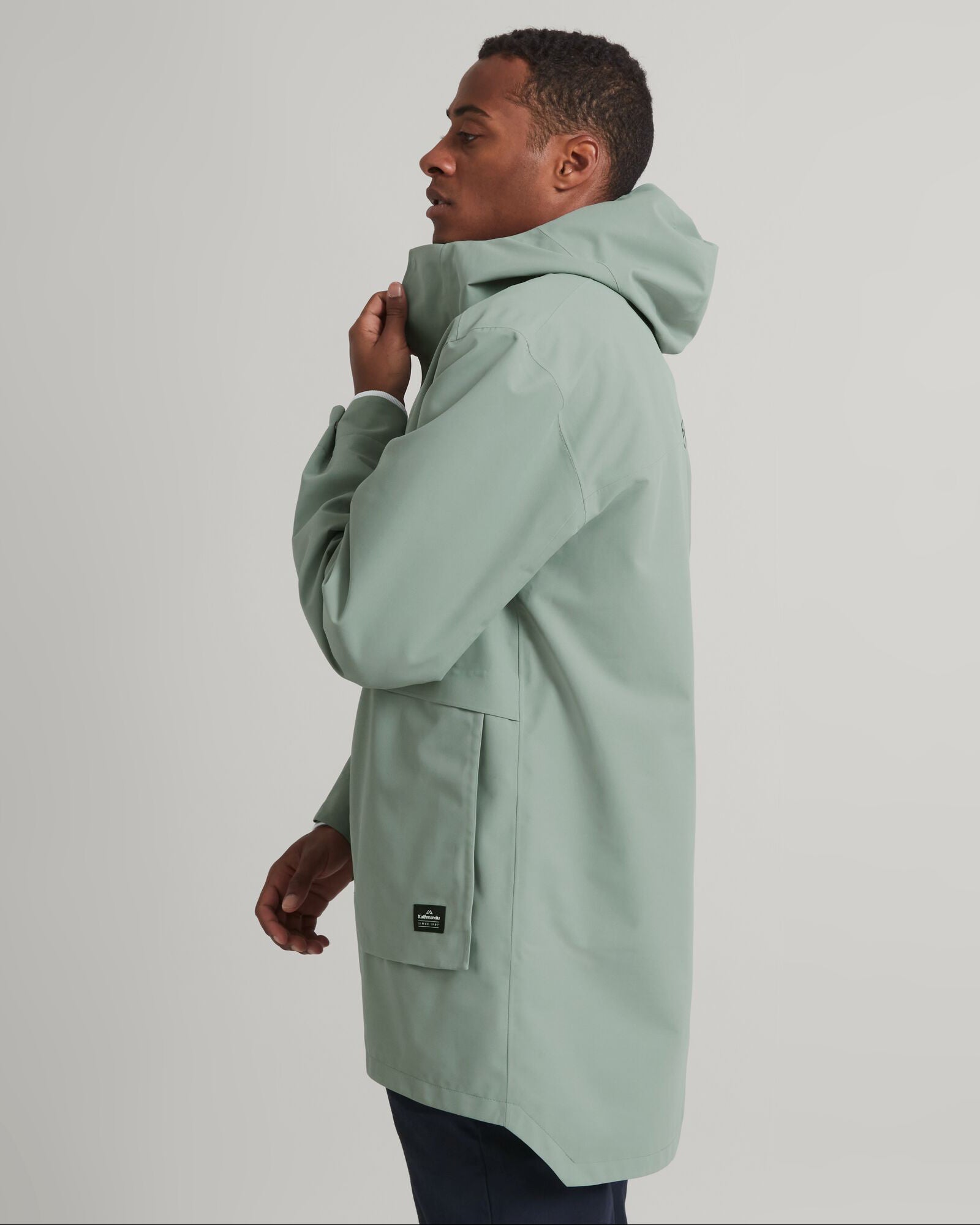 Amphi 2L Men's 3-in-1 Waterproof Parka Jacket - Gum Tree Color for Outdoor Hiking, Camping & Winter Activities