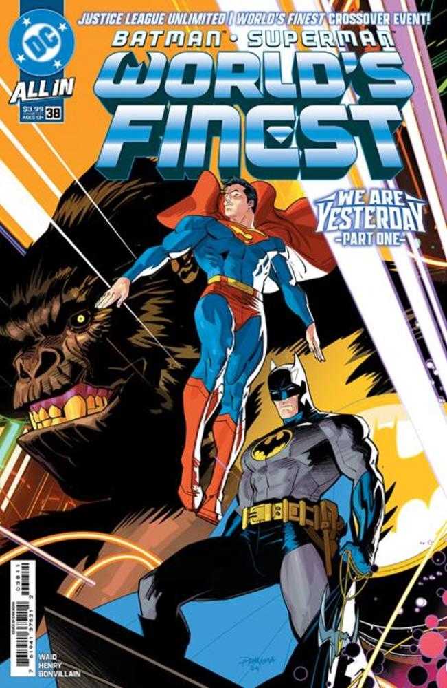 Batman Superman Worlds Finest #38 Cover A Dan Mora Connecting Variant - DC Comics Collector's Edition - Perfect for Comic Book Displays & Superhero Fans