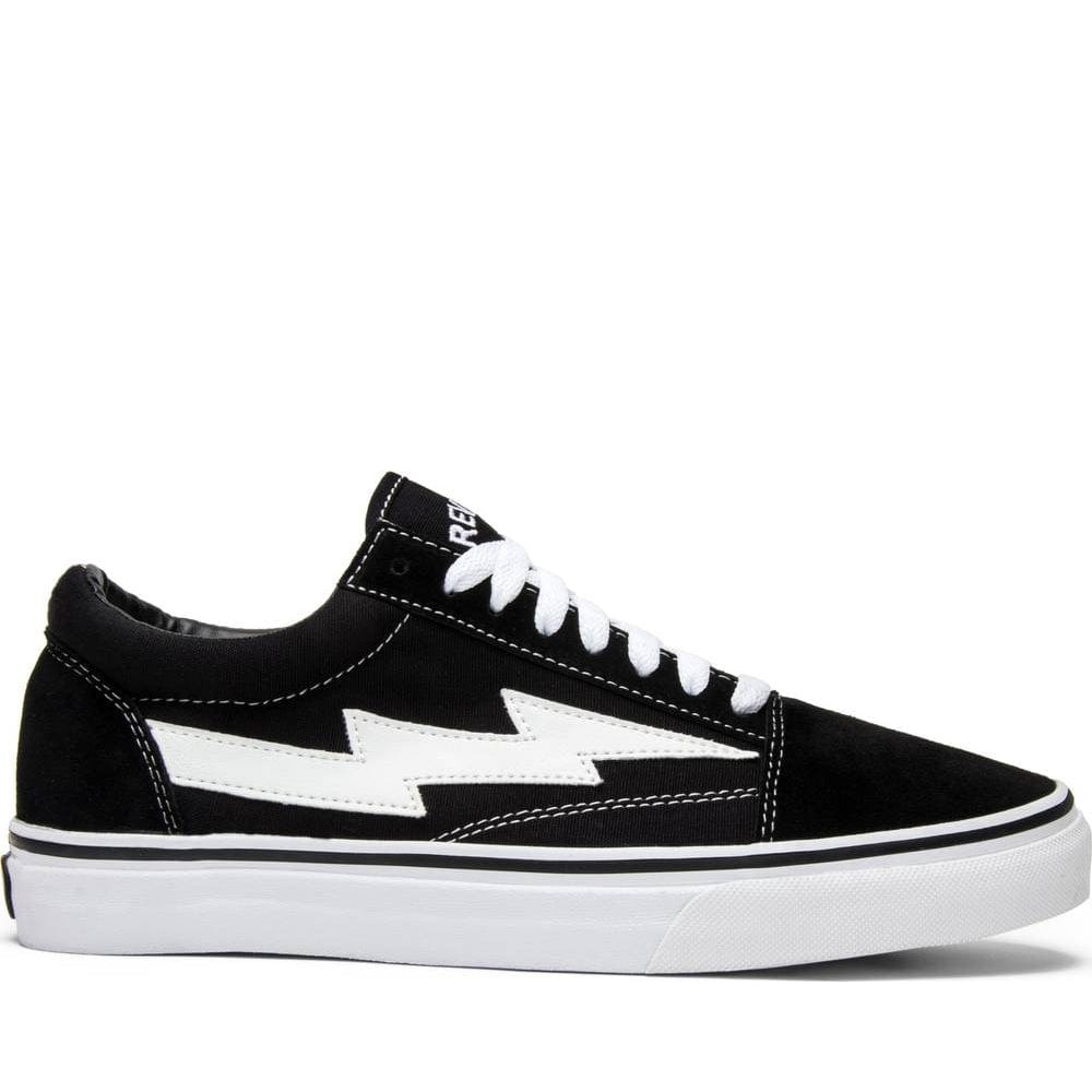 REVENGE X STORM Black Sneakers - Trendy Skate Shoes for Men & Women - Perfect for Streetwear Fashion & Skateboarding