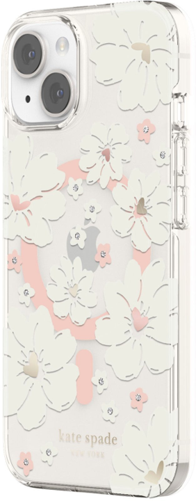 Kate Spade New York Floral MagSafe Case for iPhone 14 - Stylish Protective Cover with Secure Magnetic Attachment - Perfect for Everyday Use, Work & Travel