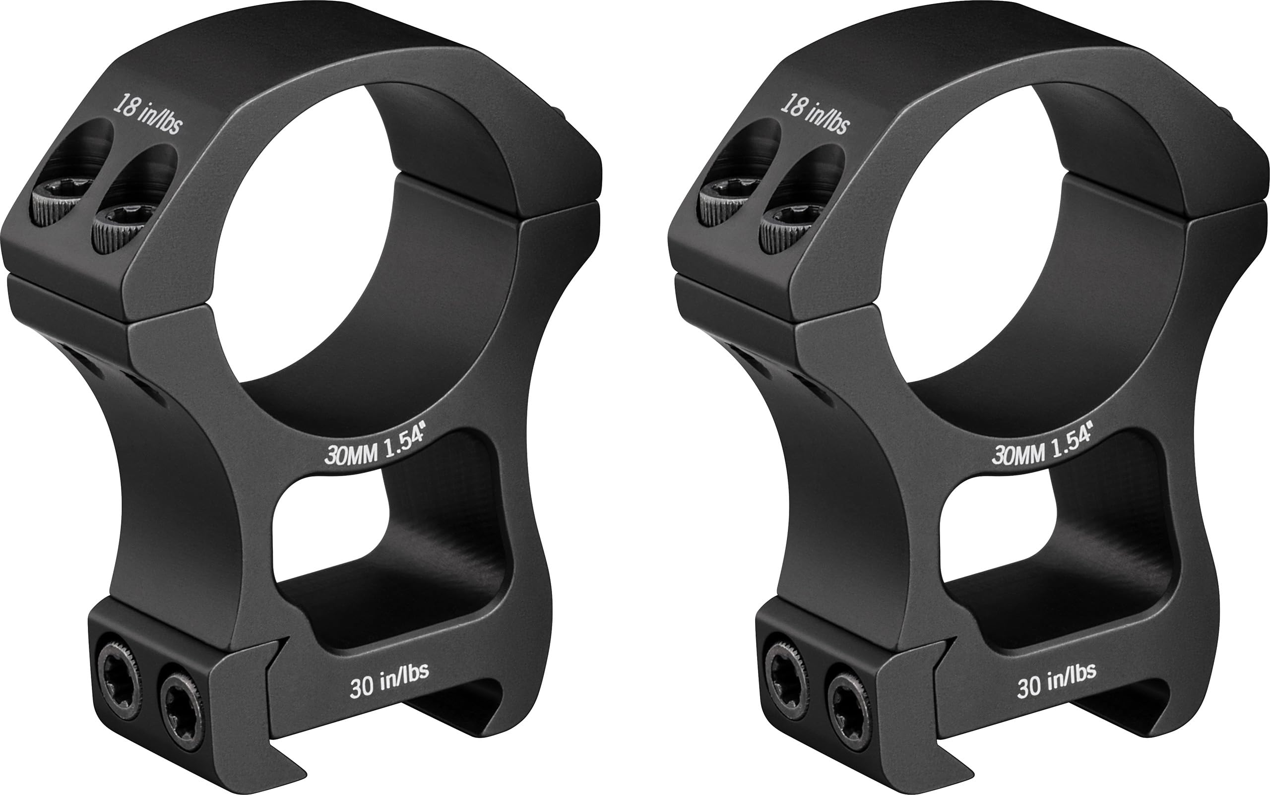 Vortex Pro Series PR30-XH 30mm Extra High Scope Mounting Rings - Premium Rifle Scope Mount for Hunting & Shooting | Perfect for Long-Range Precision & Tactical Applications
