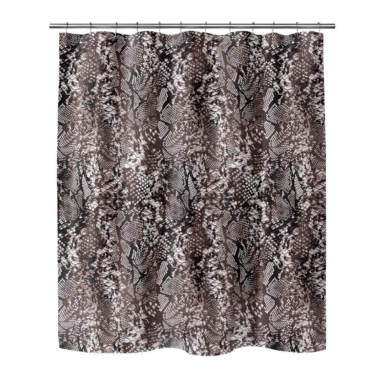 Viper Grey Waterproof Shower Curtain - Soft & Durable Bathroom Decor for Modern Homes - Perfect for Bathrooms, Dorms, and Apartments