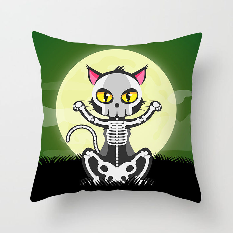 Spooky Halloween Pillowcase - Soft & Comfortable Decorative Pillow Cover for Halloween Decorations - Perfect for Home, Party, and Seasonal Decor