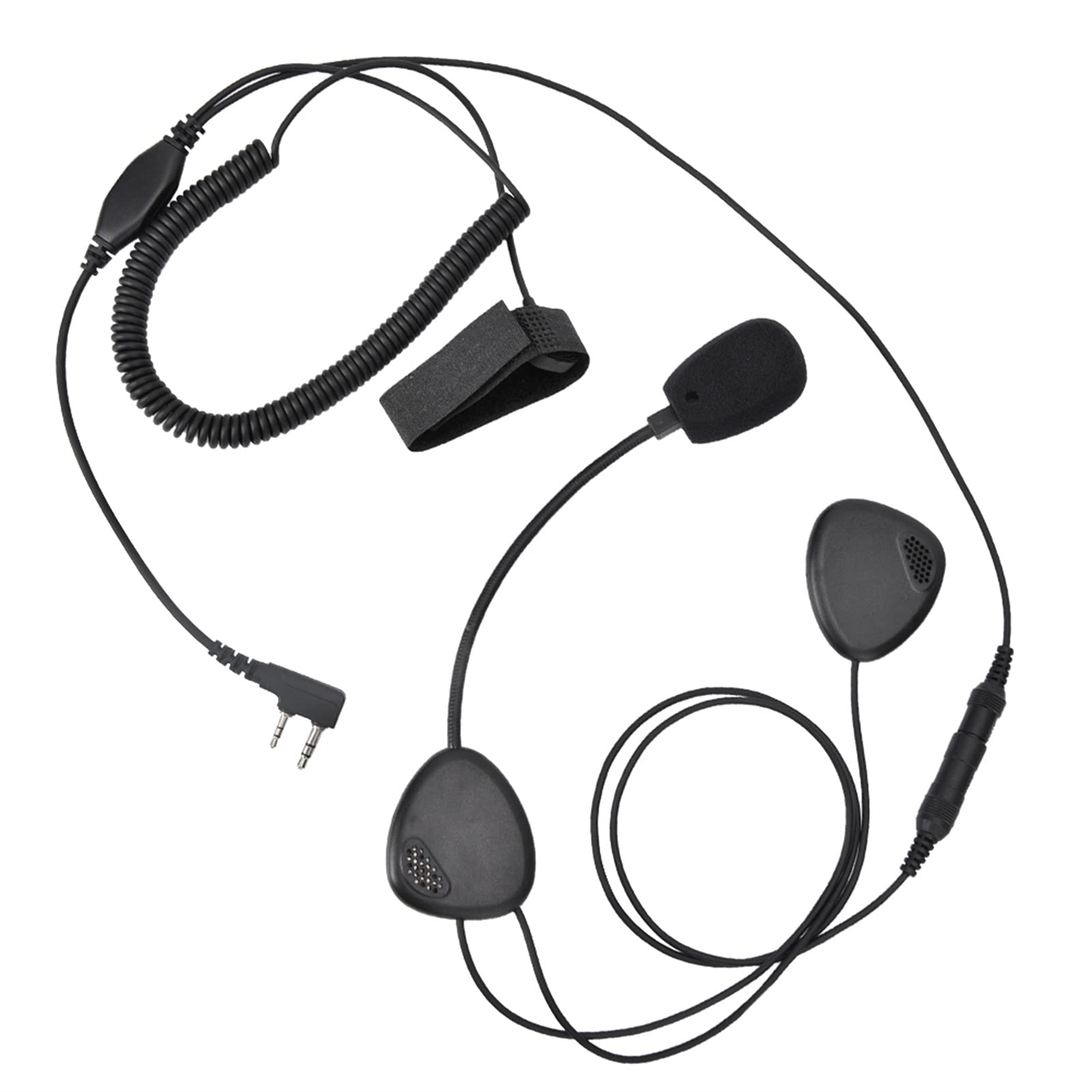 Wisoqu Helmet Headset Earphone - Waterproof & Noise Cancelling Bluetooth Earpiece for Motorcycle, Bicycle & Sports Helmets | Perfect for Riding, Cycling & Outdoor Adventures