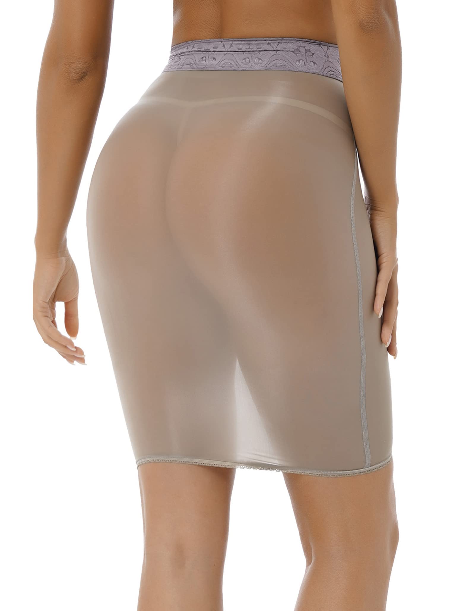 Women's High Waist Shiny Bodycon Mini Skirt - Sexy Shimmering Stretchy Clubwear for Night Out & Party Outfits
