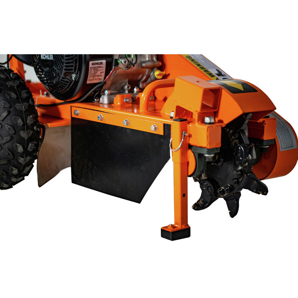 DK2 OPG777 12-Inch 14 HP CH440 Engine Stump Grinder - Heavy Duty Tree Stump Removal Machine for Landscaping, Yard Cleanup & Professional Use