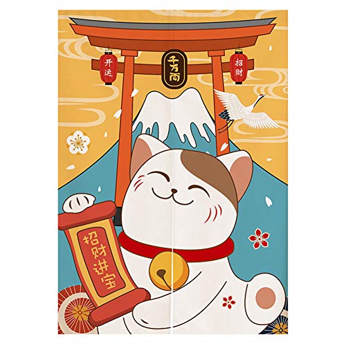 Lucky Cat and Mount Fuji