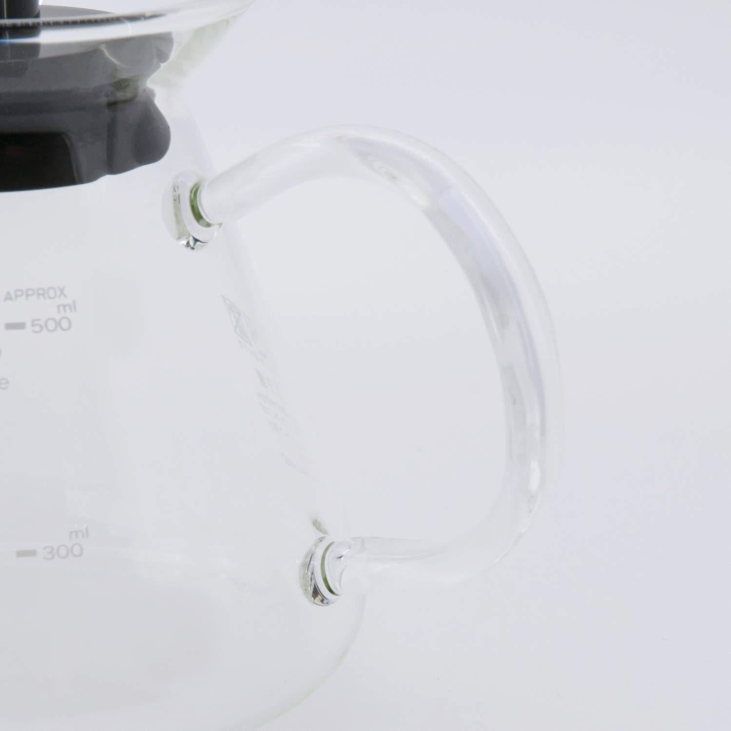 Kalita Stainless Steel Wave Coffee Dripper Pour Over Set with Glass Server & 100 Paper Filters - Perfect for Home Brewing & Specialty Coffee Lovers