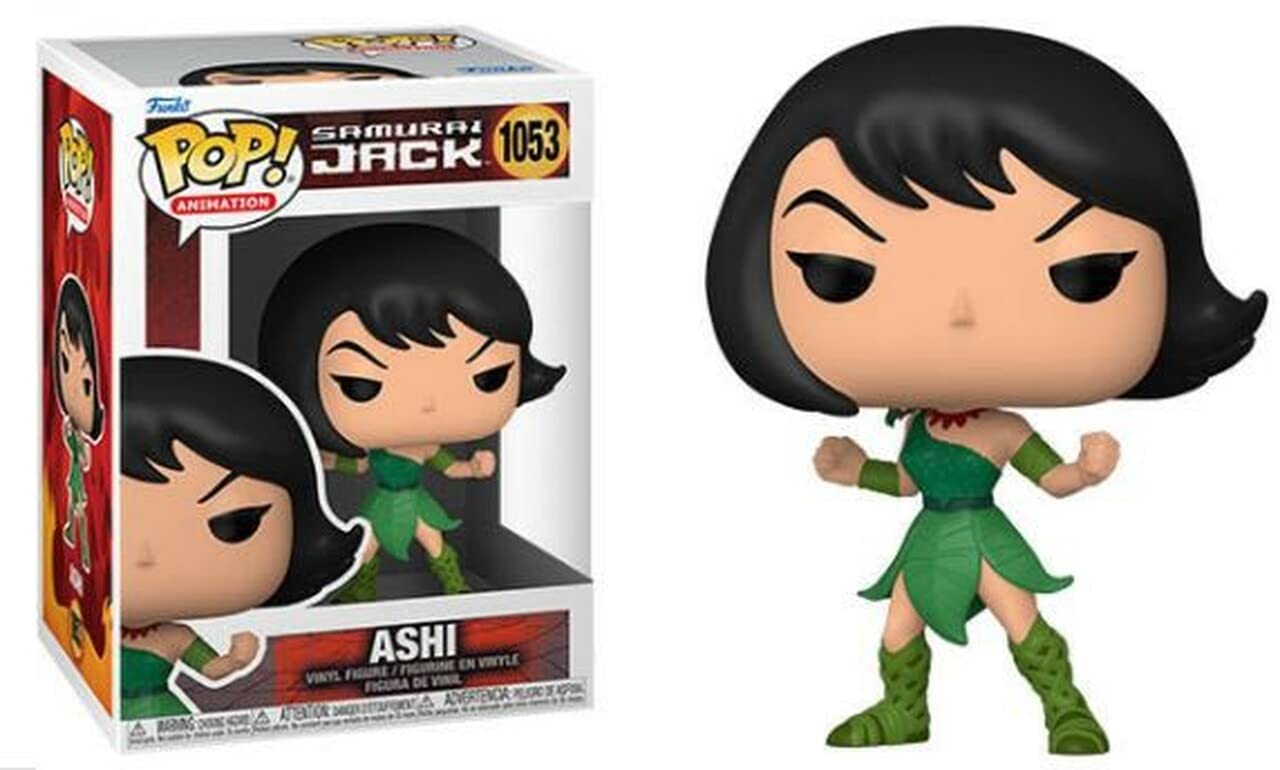 Samurai Jack - Ashi Pop! Vinyl Figure with Protector Case | Funko Collectible Anime Action Figure | Perfect for Display, Gifts & Anime Collections