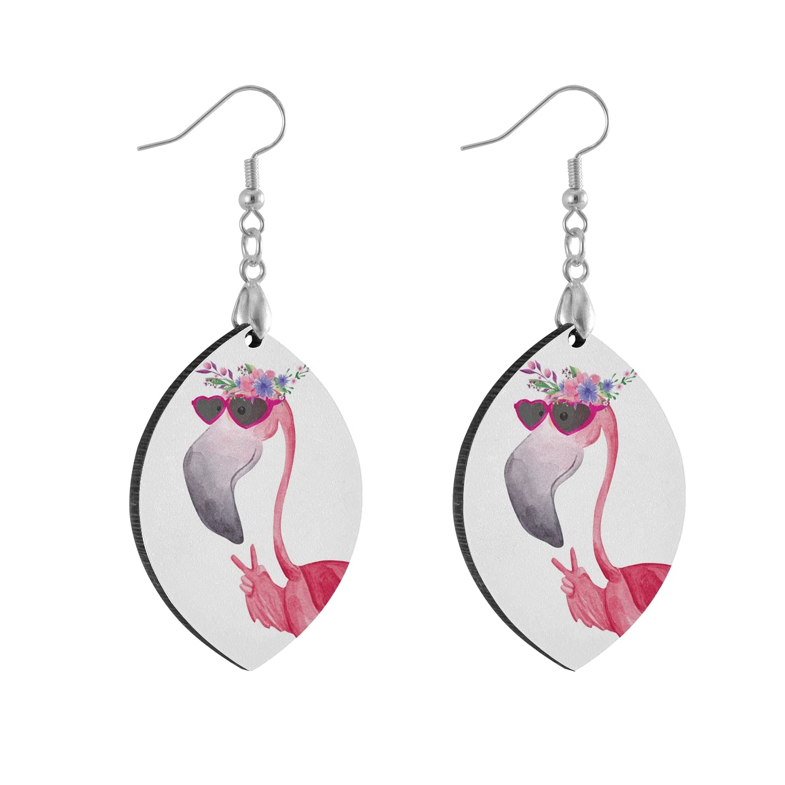 Stylish Flamingo Bird Dangle Earrings for Women - Summer Drop Earrings | Perfect for Beach Parties, Vacations & Casual Outings