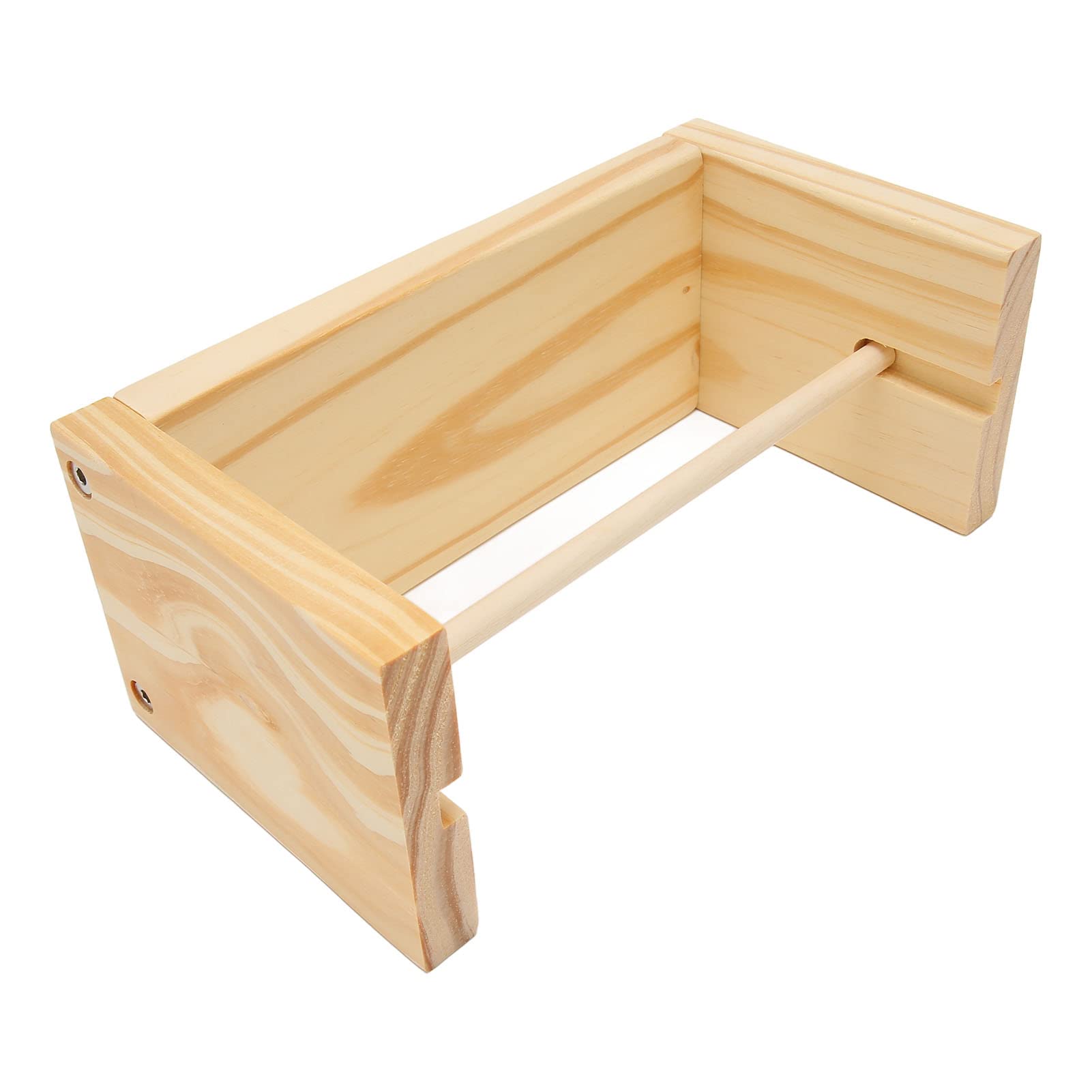 Premium Wooden Horizontal Yarn Holder - Tangle-Free Crochet & Knitting Yarn Stand for Smooth Sewing & Embroidery | Durable Craft Organizer for Efficient Crocheting, Knitting Projects at Home