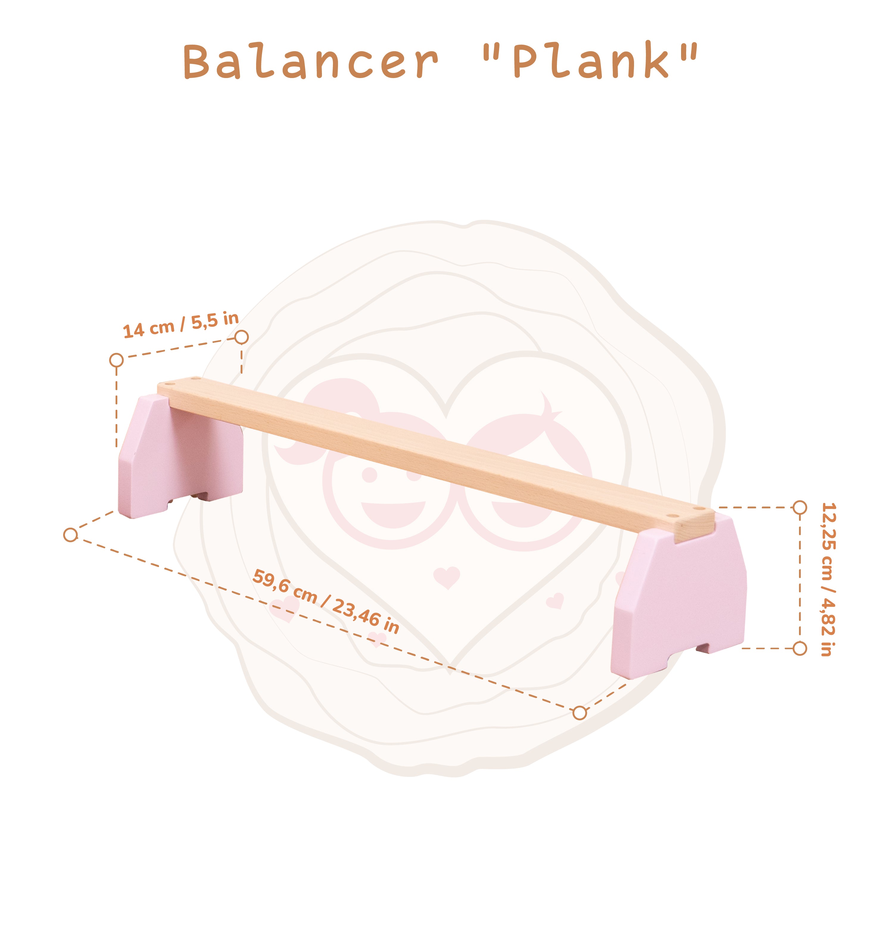 Kids Balance Beam Set for Gymnastics Training - Non-Slip Wooden Beam for Toddlers & Children - Indoor/Outdoor Play, Home Gym Equipment for Balance Practice & Coordination