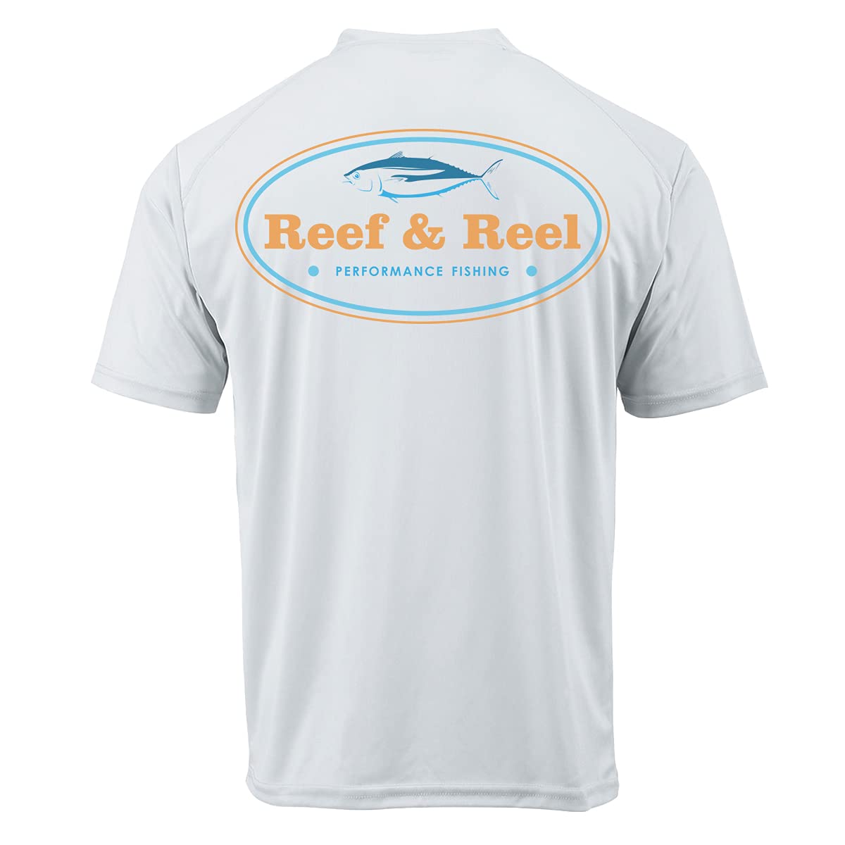 Reef & Reel Tuna Men's UPF 50+ Short Sleeve Performance Fishing Shirt - Quick Dry, Breathable & Sun Protection for Outdoor Activities
