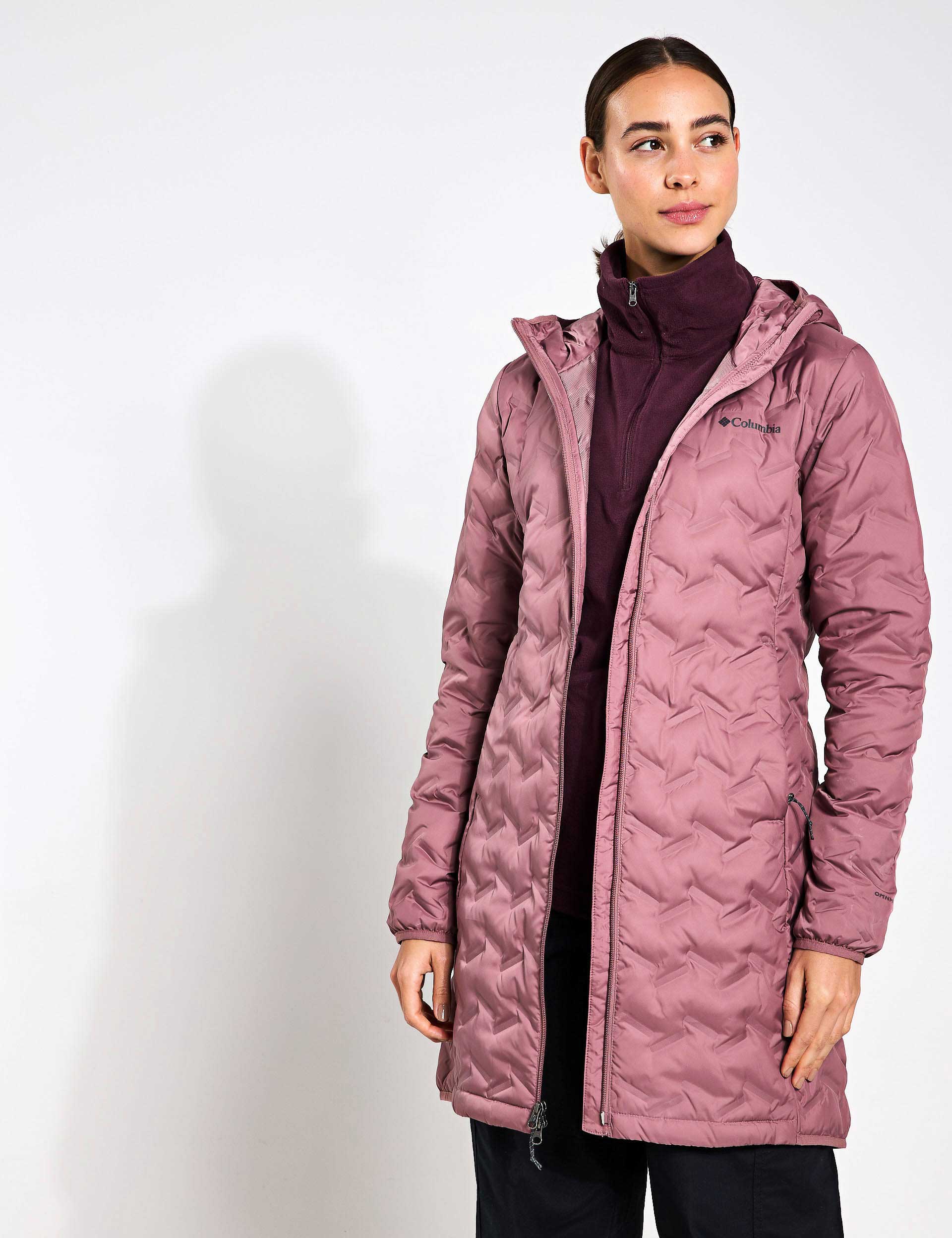 Delta Ridge II Hooded Long Down Puffer Jacket for Men - Warm Winter Coat with Water-Resistant Shell - Perfect for Skiing, Hiking & Cold Weather Outdoor Activities