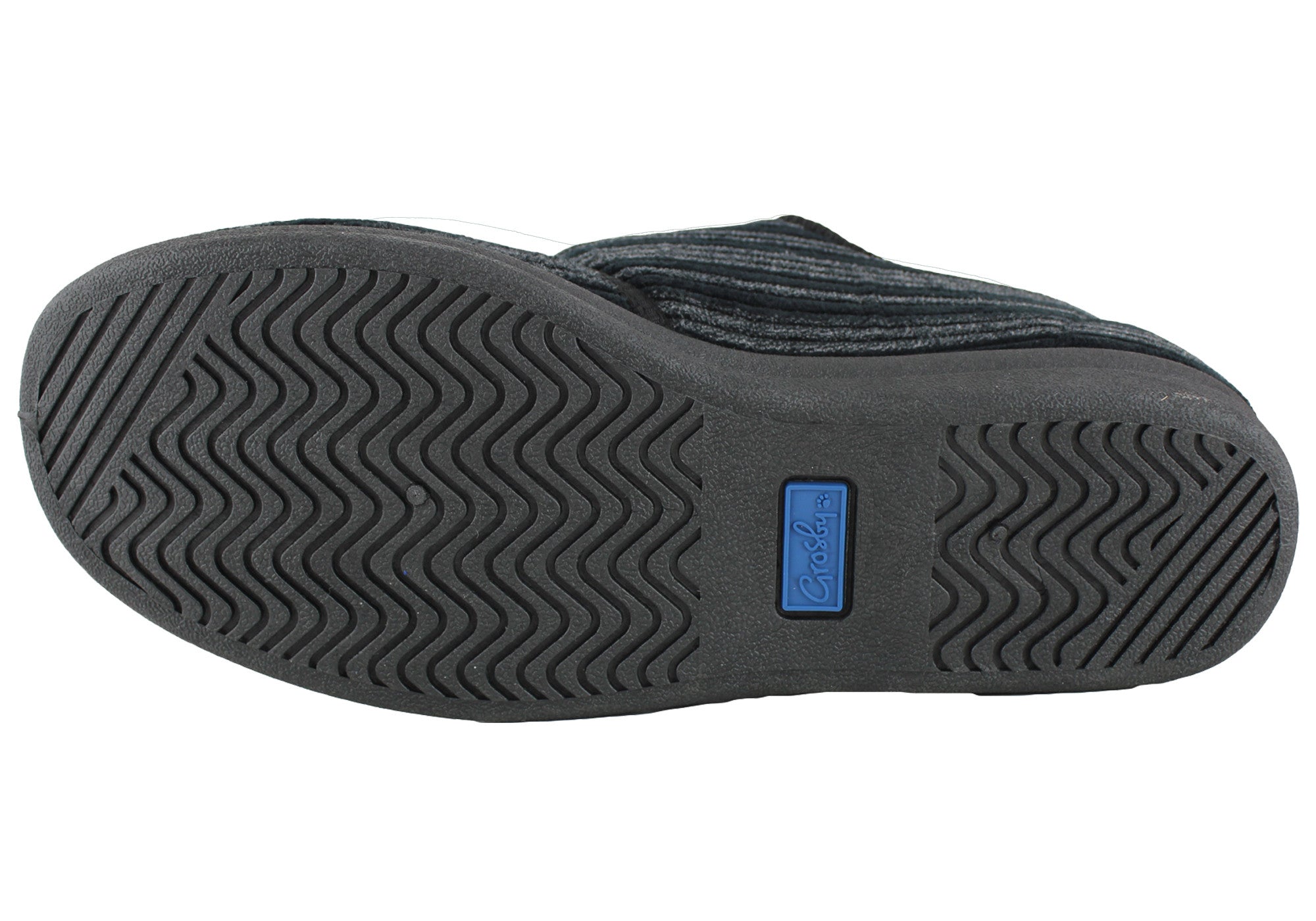 Grosby Thurston Men's Adjustable Strap Indoor Slippers - Comfortable House Shoes for Home, Lounge & Relaxation