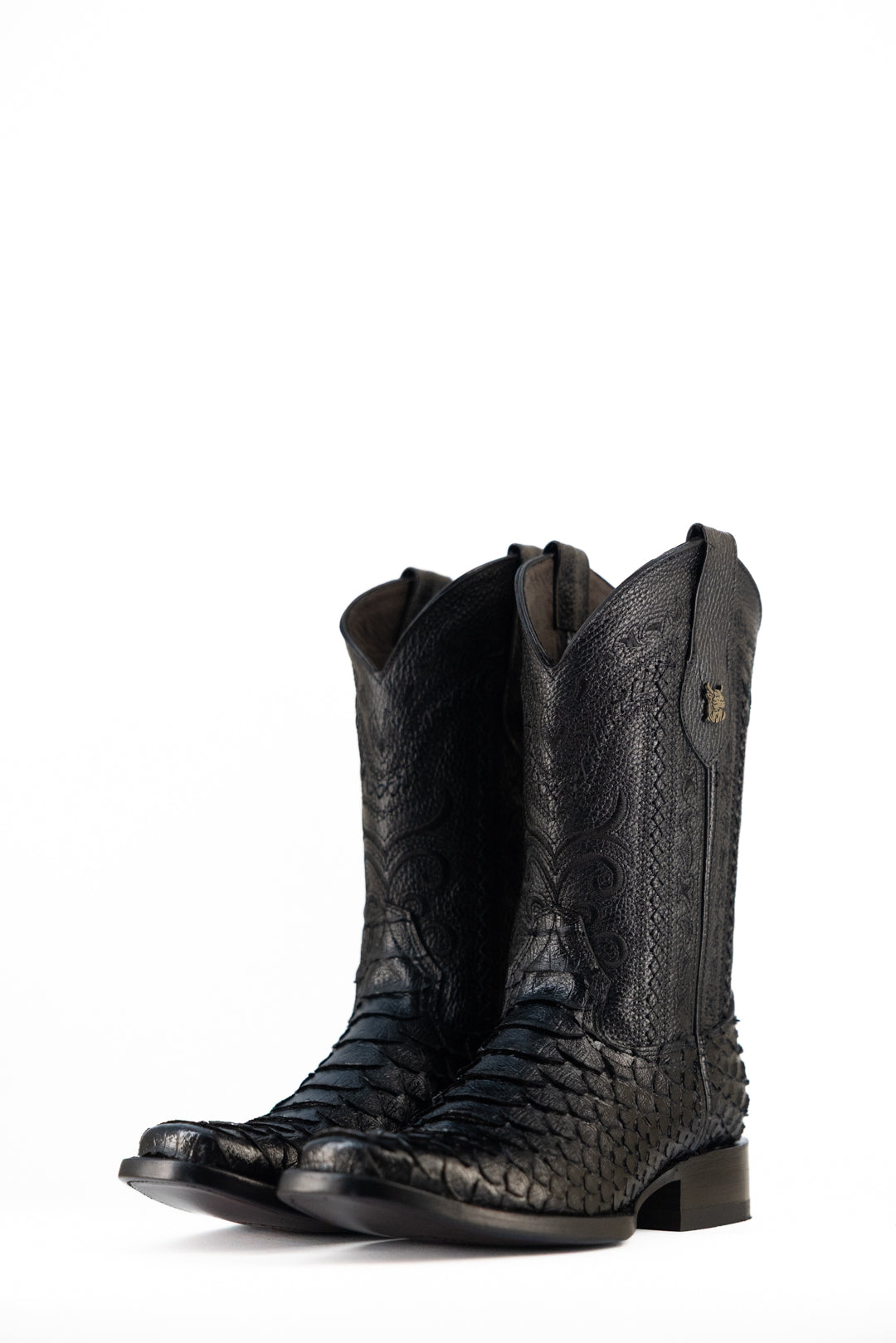Python Rodeo Toe Cowboy Boots for Men - Western Style Cowboy Boots with Pointed Toe - Perfect for Rodeo, Country Music Festivals & Western Fashion