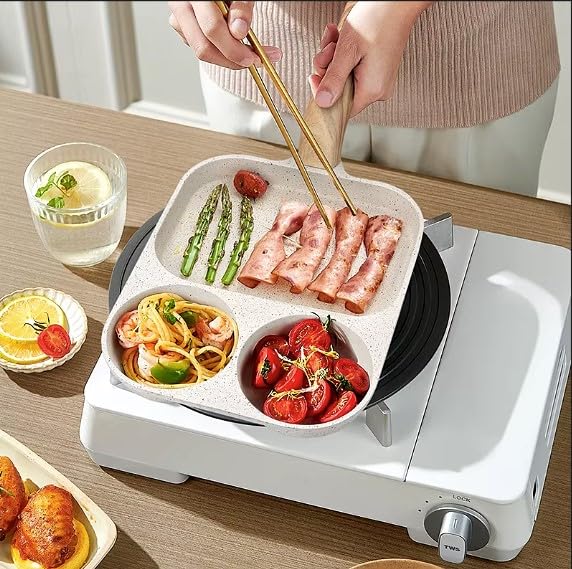 Nonstick Skillet - Best Induction Cooktop & Omelette Pan - Non-Toxic Ceramic Coating - Medium Gray Frying Pan for Eggs, Pancakes & Stir Fry - Perfect for Home Cooking & Professional Kitchens