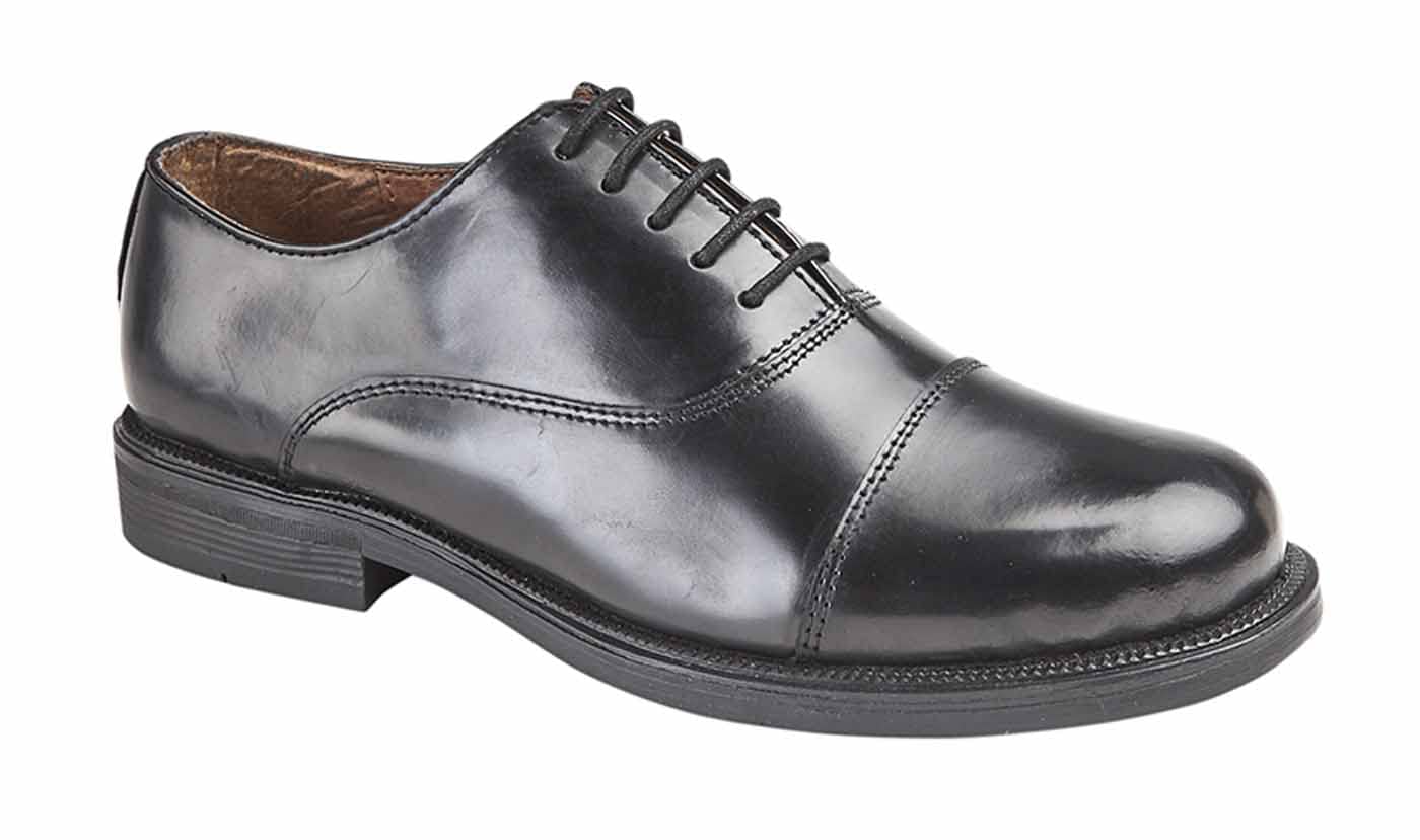 Scimitar Men's Capped Oxford Cadet Shoes - Classic Dress Shoes for Business, Formal & Office Wear - Comfortable Leather Shoes for Professional Men