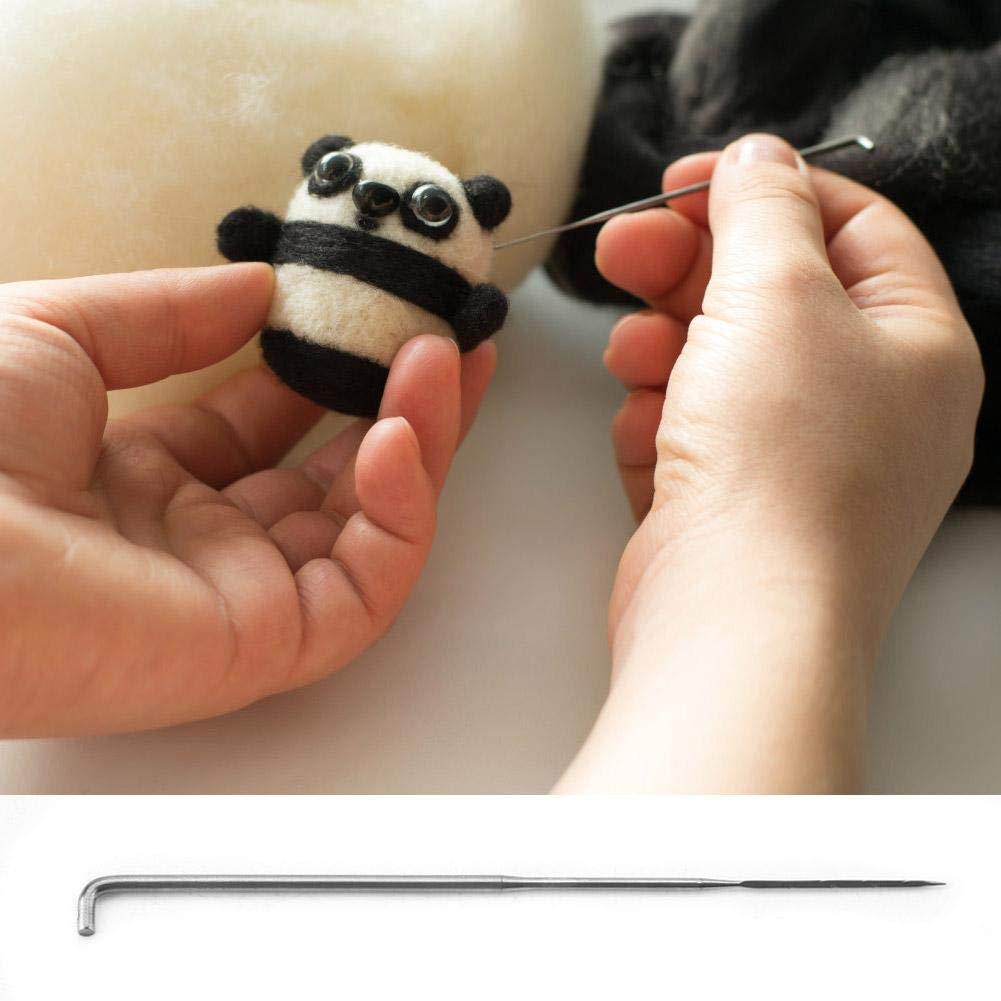 100Pcs Felting Needles Kit for DIY Wool Craft - Professional Needle Felting Tools Set with Storage Case - Perfect for Handmade Stuffed Animals, Ornaments & Fiber Art Projects