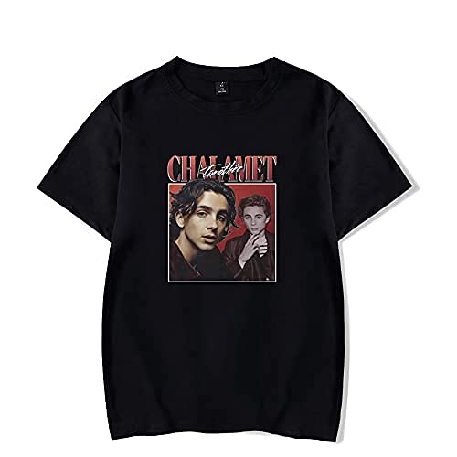 Timothee Chalamet Graphic T-Shirt - Unisex Crew Neck Tee for Men & Women - Harajuku Streetwear Fashion - Summer Casual Outfit - Perfect for Concerts, Street Style & Everyday Wear