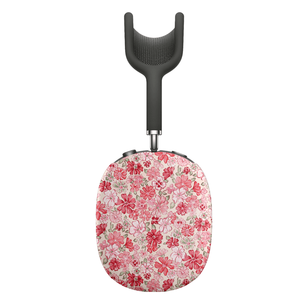 Premium Strawberry Kiss AirPods Max Protective Case - Soft Silicone Cover with Shockproof Design for Apple AirPods Max Headphones - Perfect for Travel, Gym & Daily Use