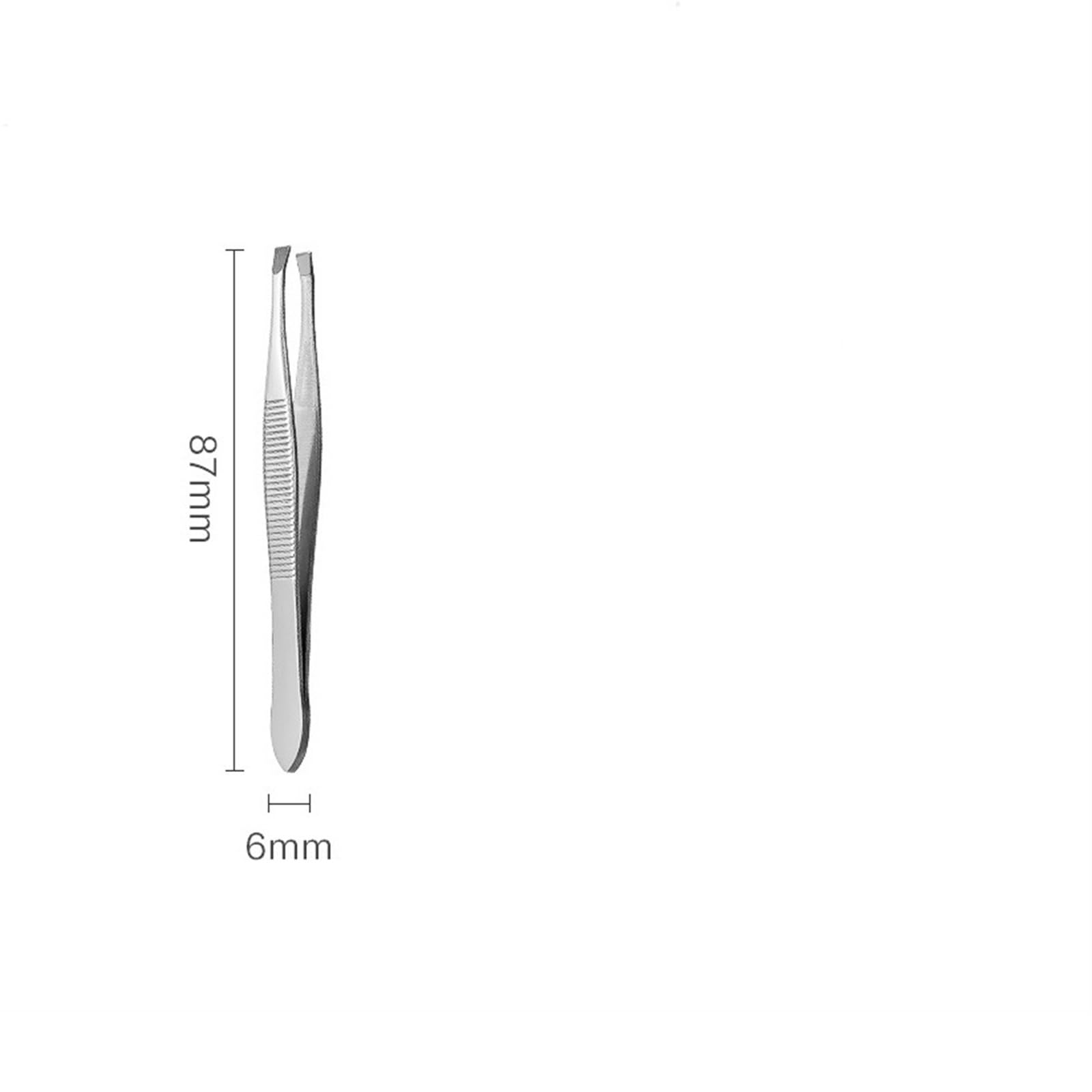 Professional Stainless Steel Hair Removal Tweezers for Women - Precision Eyebrow, Face & Nose Hair Plucking Tool - Perfect for Grooming, Salon Use & Travel Beauty Kit