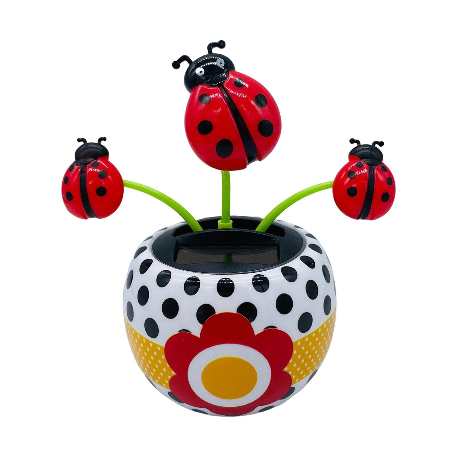 Maxten Solar Car Ornament - Solar Powered Dancing Flower Toy for Dashboard, Fun Swinging Car Decor Accessory | Perfect for Car, Office & Home Desk Decoration | Great Gift Idea for Car Enthusiasts
