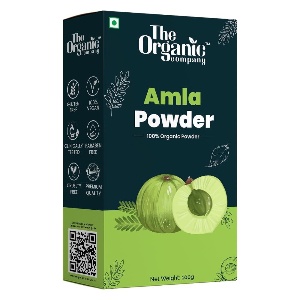 Organic Amla Powder for Hair Growth & Skin Care | Indian Gooseberry Superfood | Natural Hair Mask, Face Pack & Edible Supplement | Supports Weight Loss & Diabetes Management | Perfect for Smoothies, Juices & Herbal Remedies