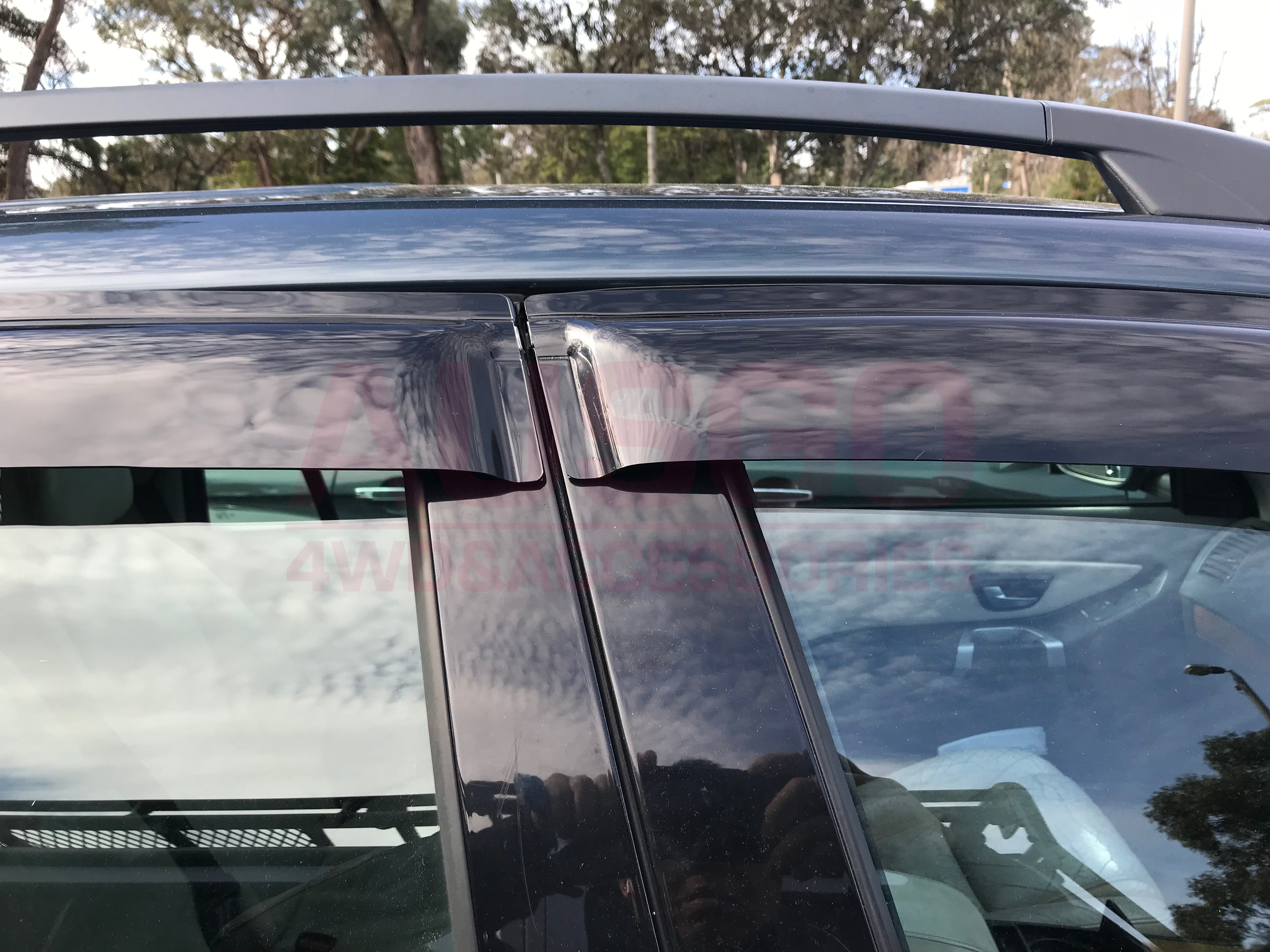 Volvo XC90 2003-2014 Weather Shields - Wind Deflectors & Rain Guards for Car Windows - Perfect for All-Weather Protection & Noise Reduction While Driving