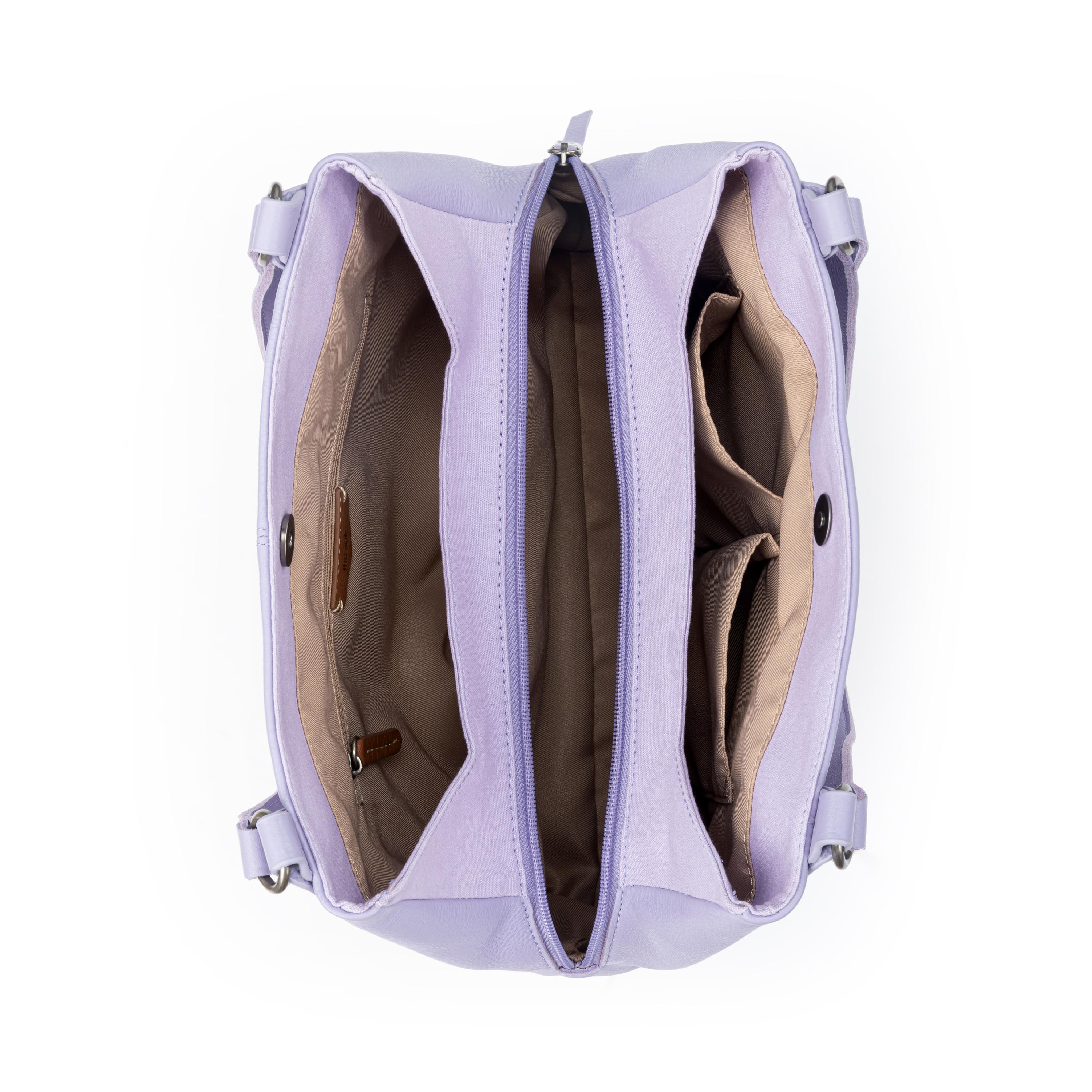 Melrose Satchel - Genuine Leather Handbag for Women in Elegant Orchid Color - Perfect for Work, Travel, and Everyday Use