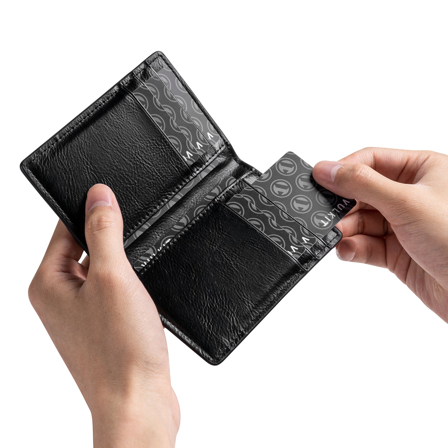 VW100 Slim Bi-Fold Wallet with 2 Exterior Slots for Cash & Cards – Perfect for Everyday Use and Travel