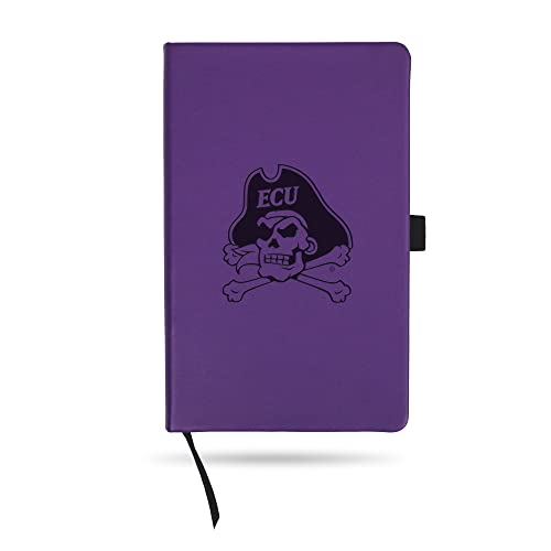 NCAA East Carolina Pirates Purple Laser Engraved Small Notepad Journal - 8.25