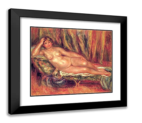 Black Modern Wood Frame with Double Matting