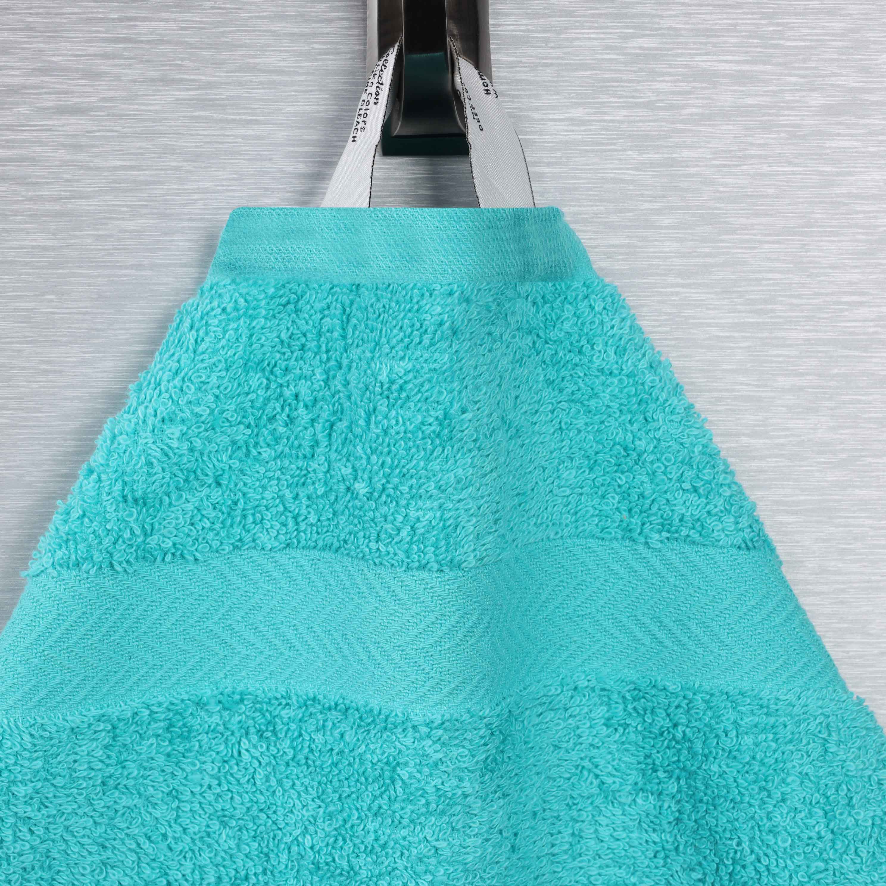 Franklin 100% Cotton Eco-Friendly Bath Towel Set - 12 Piece Soft Absorbent Towels for Bathroom, Spa & Gym Use