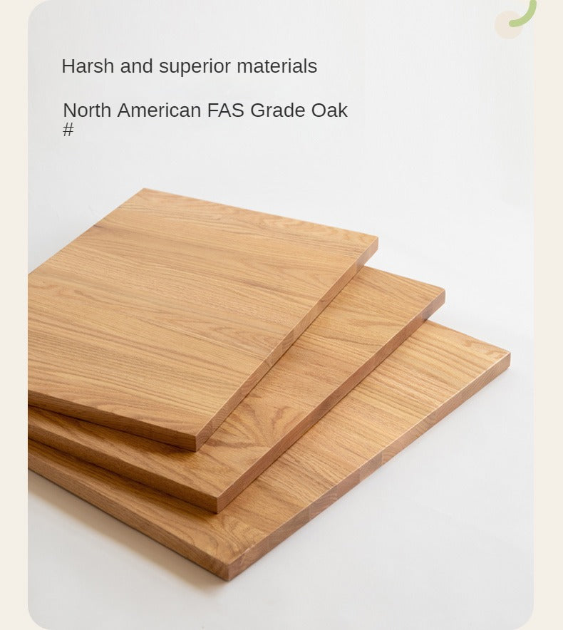 Solid Oak and Cherry Wood Bookshelf - Customizable Free Combination for Home Office, Living Room & Library Storage