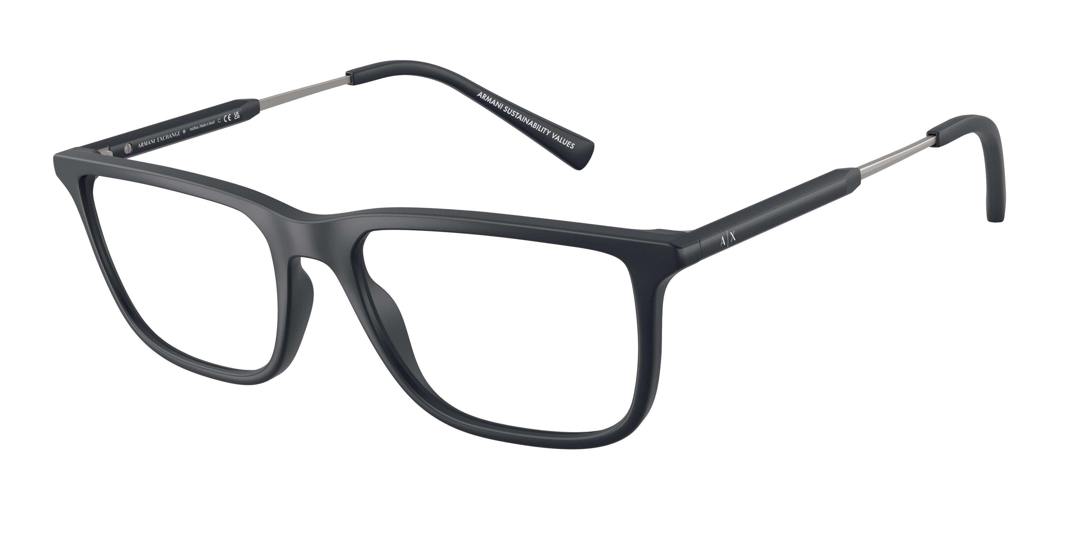 Armani Exchange 3126 Eyeglasses for Men & Women - Stylish Designer Frames with UV Protection - Perfect for Work, Reading & Fashion Accessories