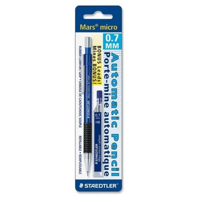 Staedtler Mars Micro Automatic Pencil 0.5mm - STD77507BK Mechanical Drafting Pencil for Artists, Engineers & Students - Perfect for Sketching, Technical Drawing & Note Taking