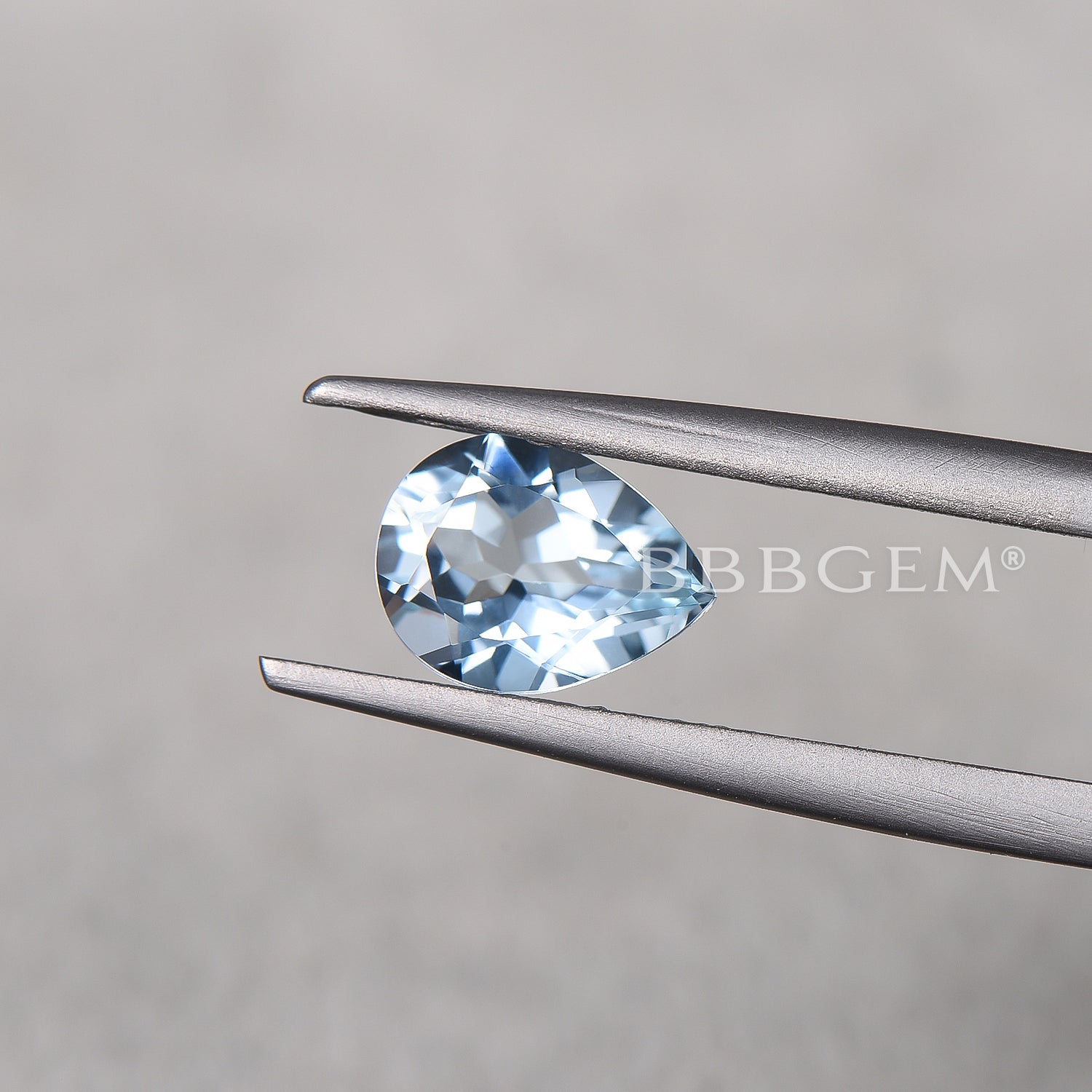 Natural Pear Cut Aquamarine Gemstone - Wholesale Faceted Calibrated Loose Stones for Jewelry Making, Engagement Rings & Custom Designs