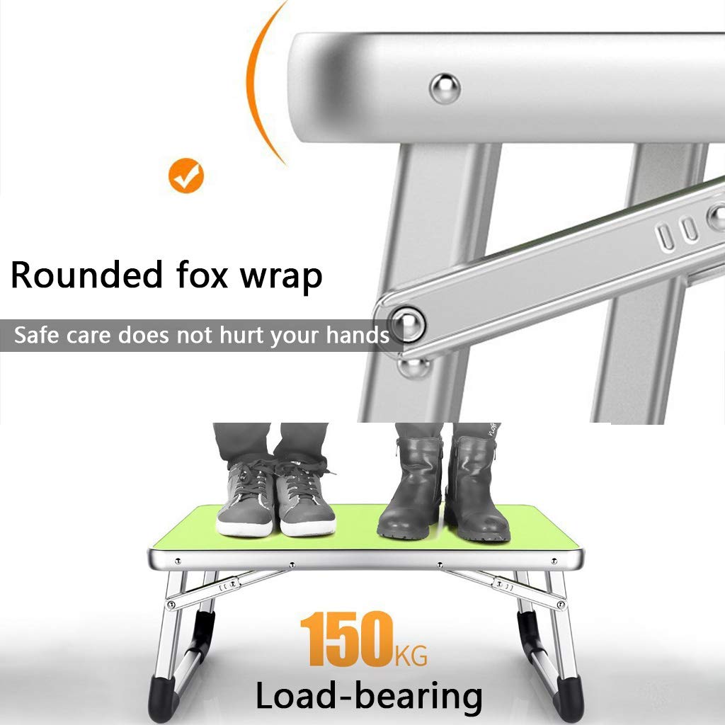 Portable Folding Lap Desk - Adjustable Standing Laptop Table for Bed, Sofa & Floor Use | Lightweight Breakfast Tray & Notebook Stand | Perfect for Home Office, Reading, Kids Study (Green, 70x50cm) - Ideal for Remote Work, Coffee in Bed & Small Space Living